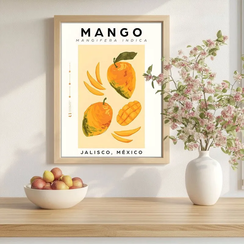 MangoFarm Archival Canvas Wall Art - Brown media 1