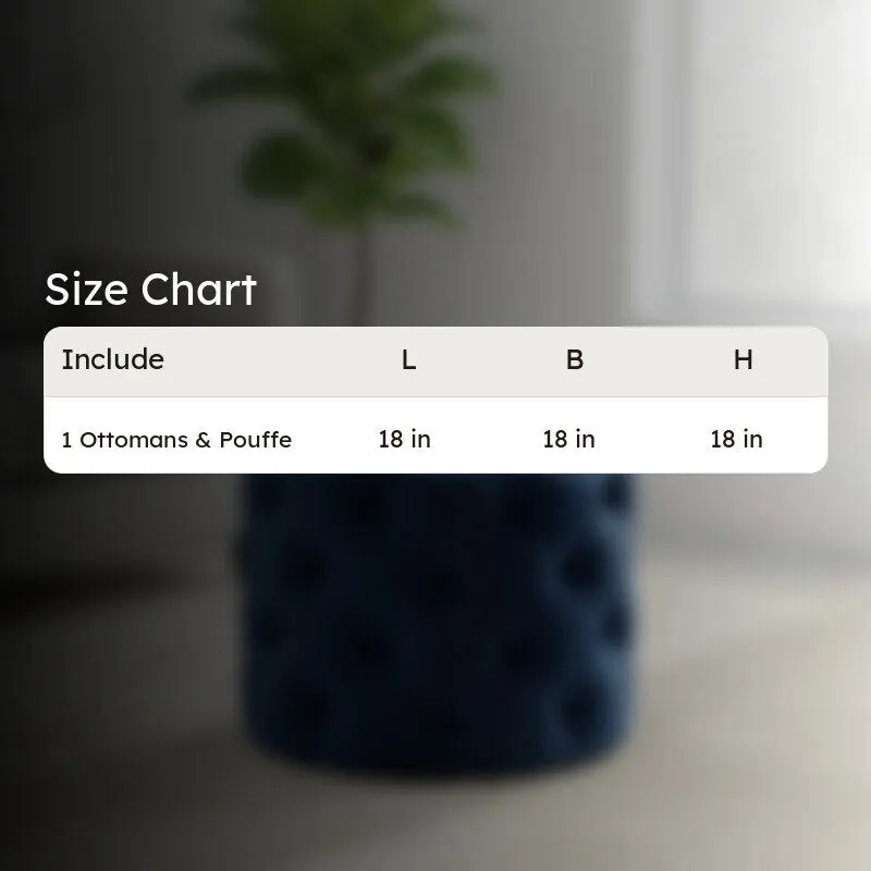 Elvixa Seatix Ottoman - Blue media 6