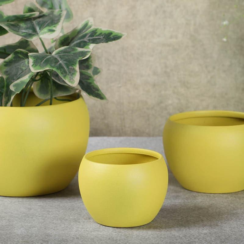 Ivera Dune Planter (Yellow) - Set Of Three media 5