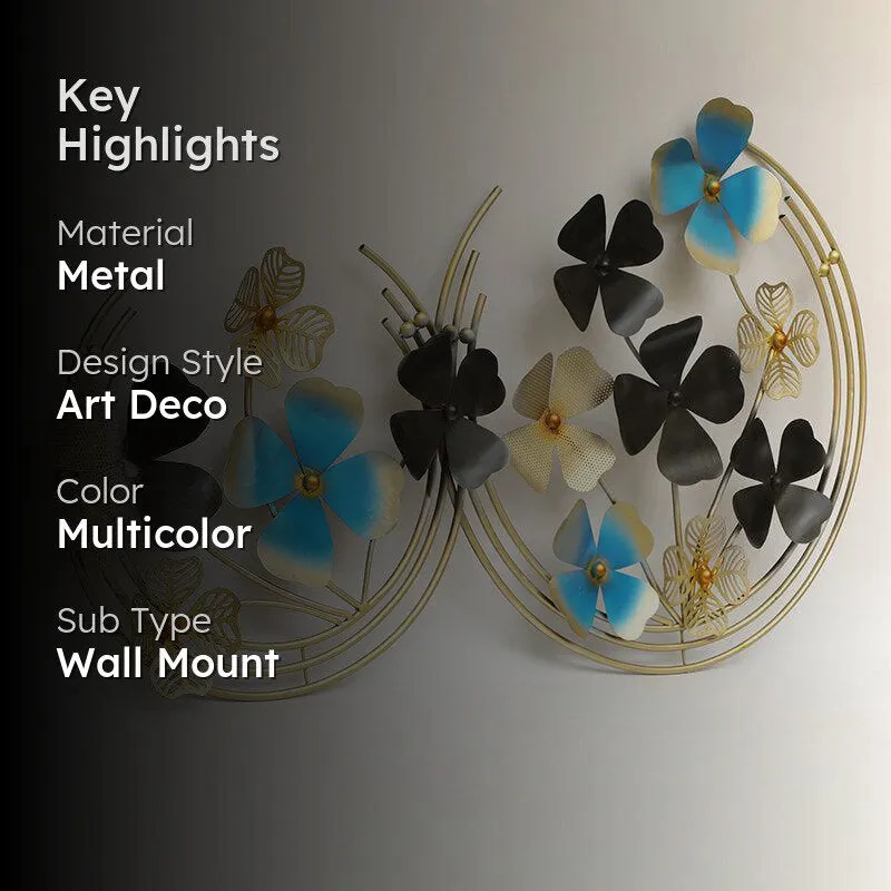 Helios Floral Metal Wall Accent media 2