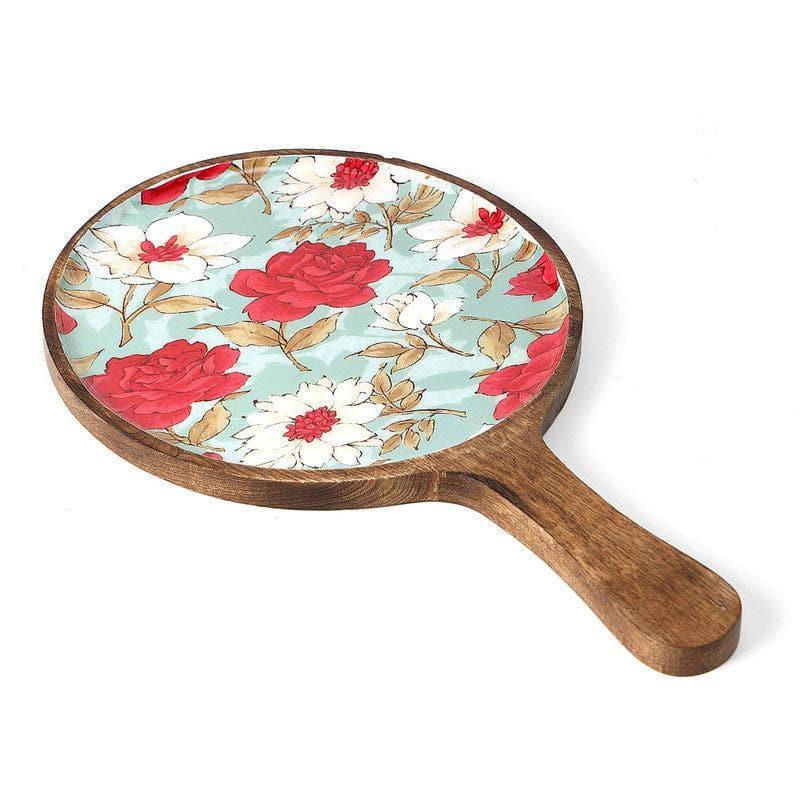 Hetty Floral Wood Pizza Platter media 3