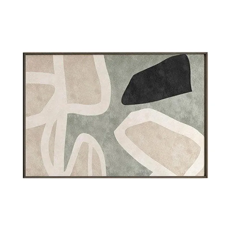 Geometric Figures Wall Painting - Black Frame media 6