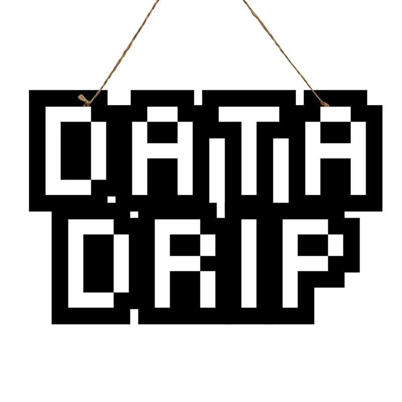 Data Drip Mild Steel Wall Accent media 3