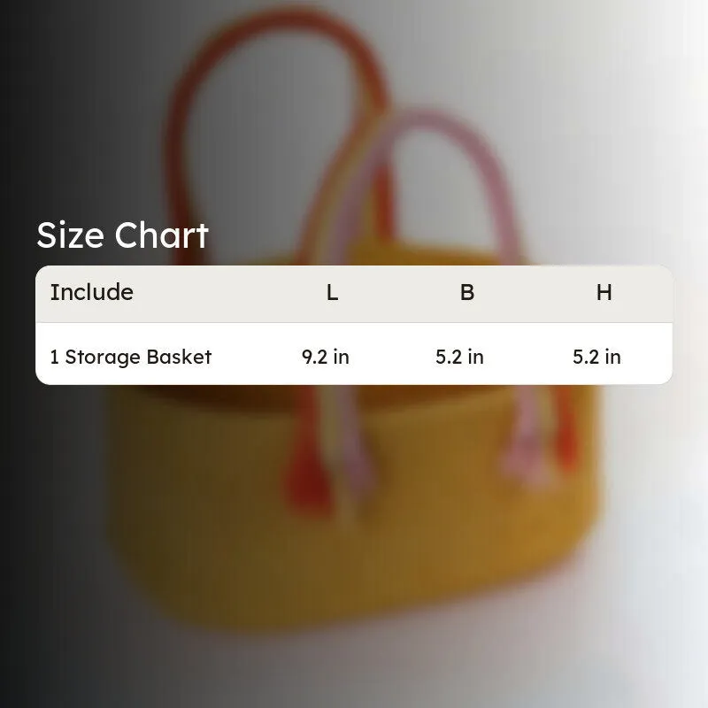 Tidy Twist Cotton Storage Basket Yellow media 9
