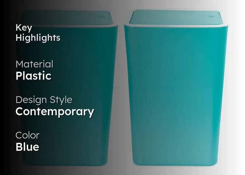 Trev Dust Bin (Blue) - Set Of Two media 2
