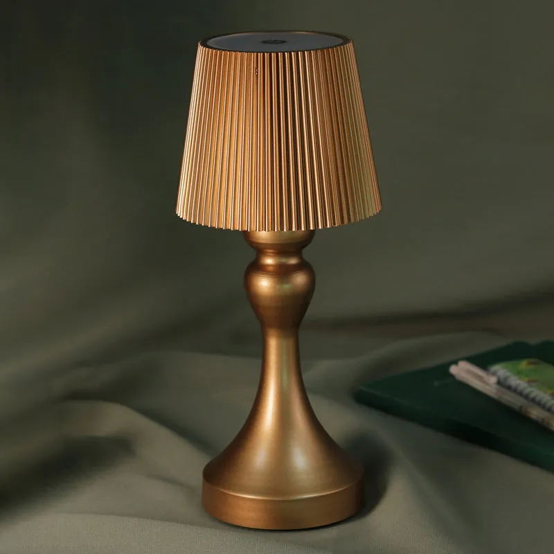 Lumintel Table Lamp - Gold media 3
