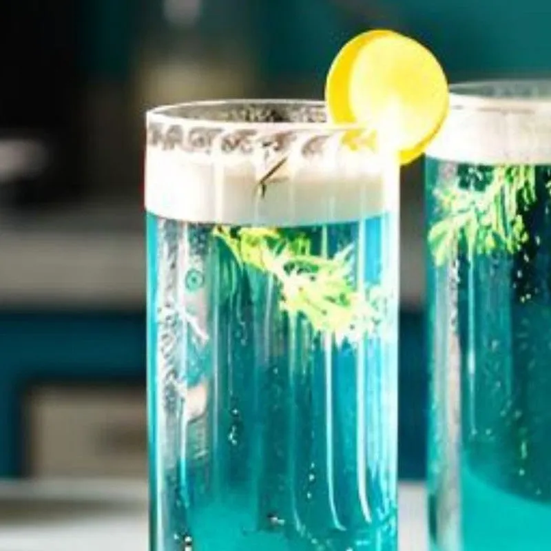 Aqua Glow Highball Glasses(430 mL) - Set Of Four media 3