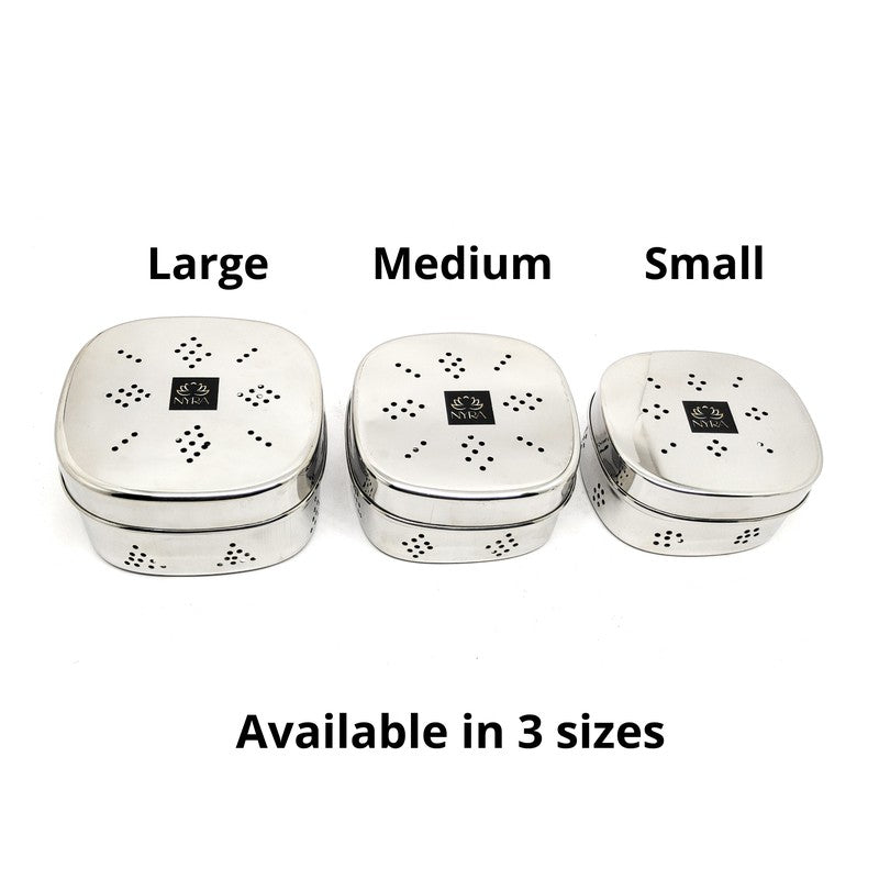 Crest Silver Stainless Steel Container media 6