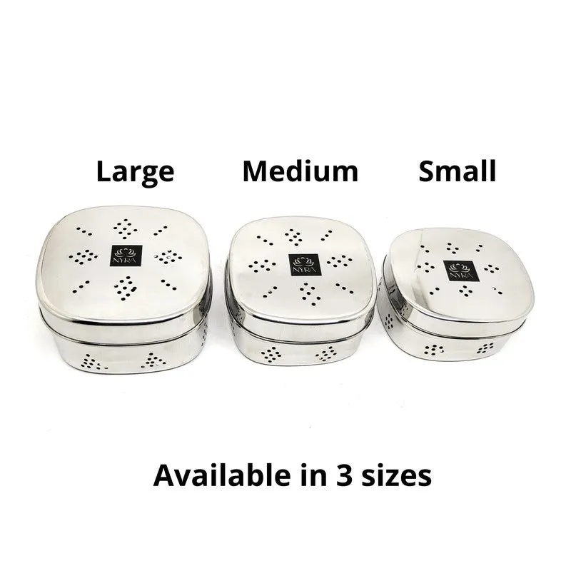 Crest Silver Stainless Steel Container media 6