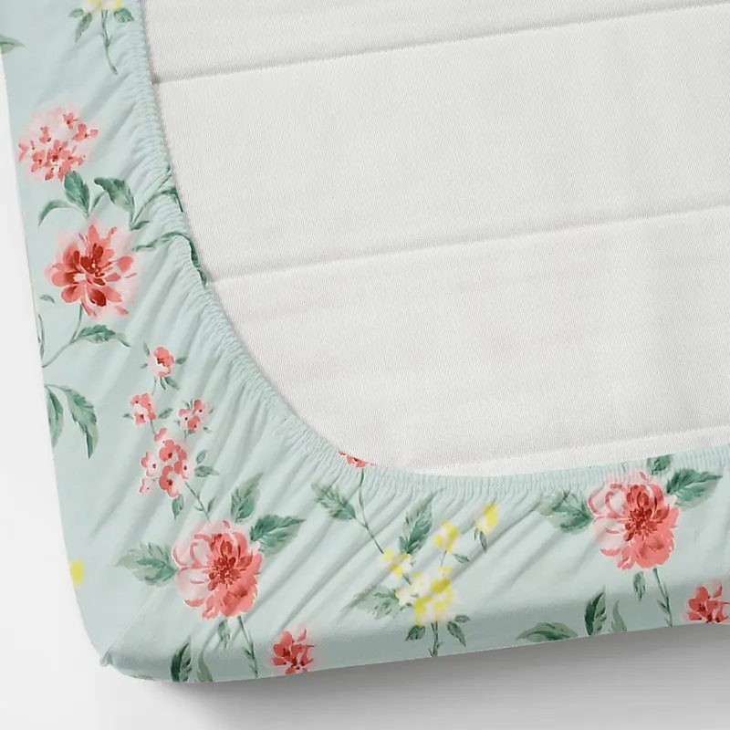 Pansy Field Fitted Micro Fiber Bedsheet - 150 GSM media 6