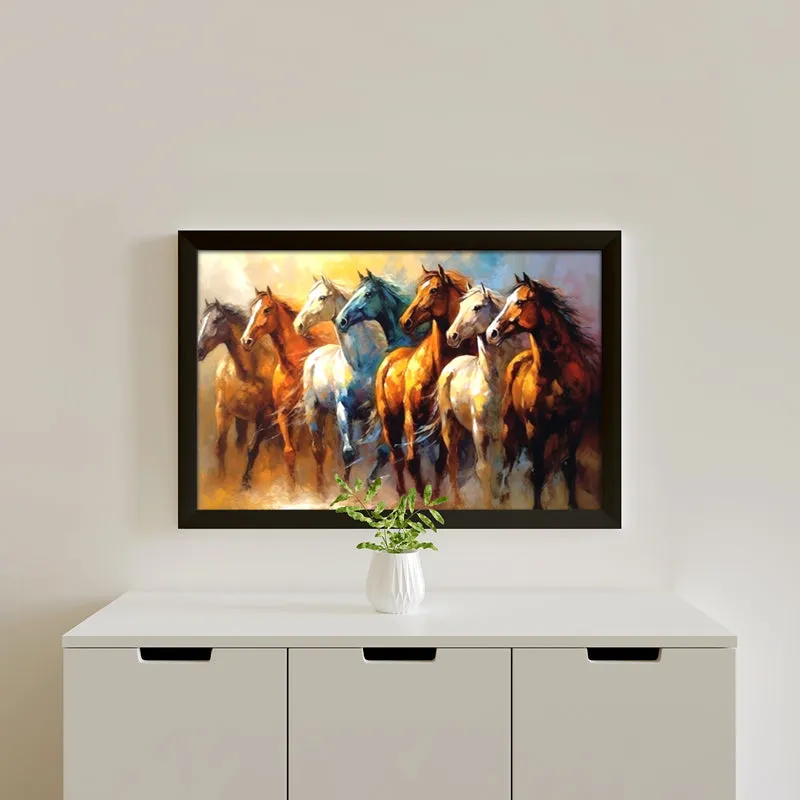 Thundering Hooves Wall Painting media 1