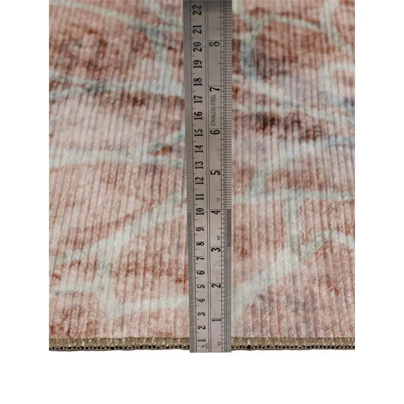 Enaya Floral Polyester Carpet - Gold media 8