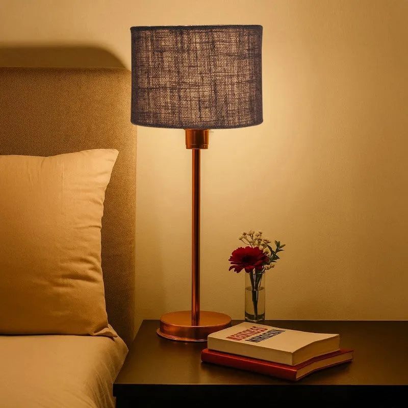 Kavira Elan Metal Table Lamp - Grey media 1