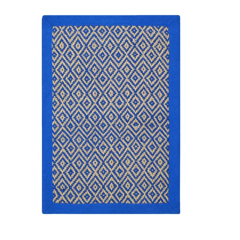 TerraTread Anti-Slip Jute Door Mats - Blue media 1