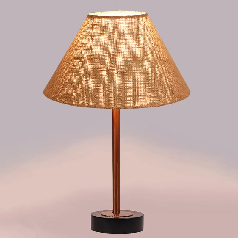 Sienna II Rodin Wooden Table Lamp - Beige,Copper,Black media 5