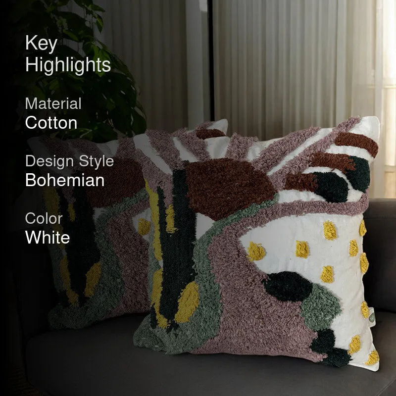 Flora Sway Tufted Cushion Cover Set - Set Of Two media 2