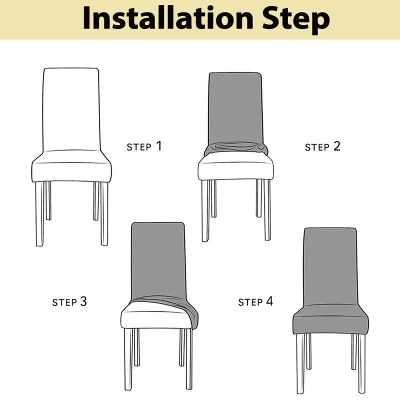 Montclair Polyester Chair Cover - Set Of Six - 7