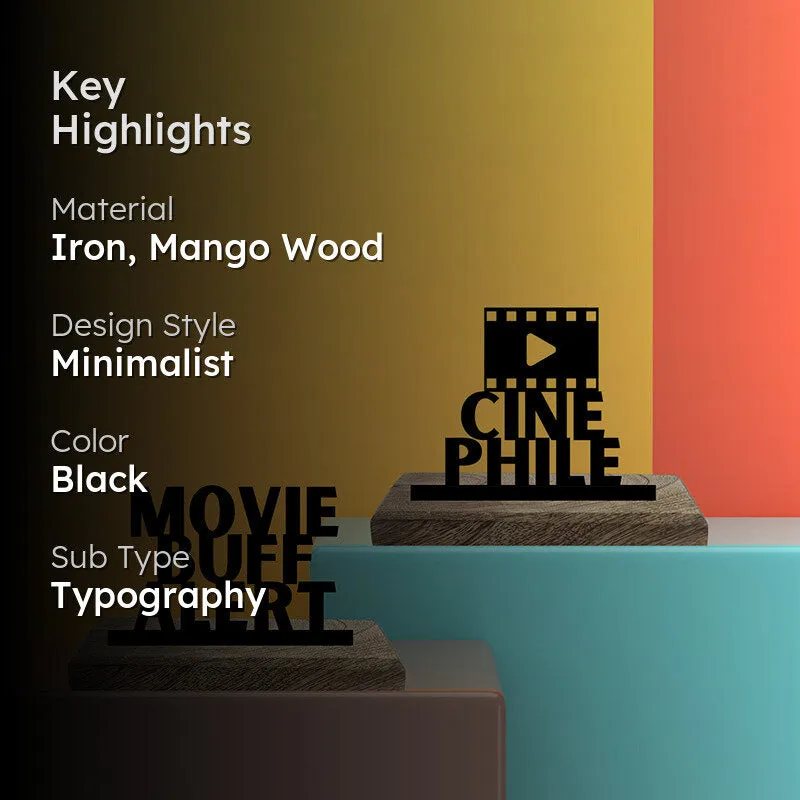 Cinephile Showpiece - Set Of Two media 2