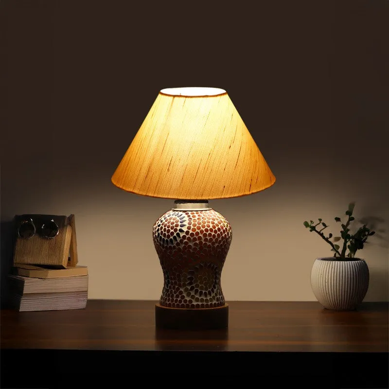 Elevira Wooden Table Lamp - Multicolor media 1