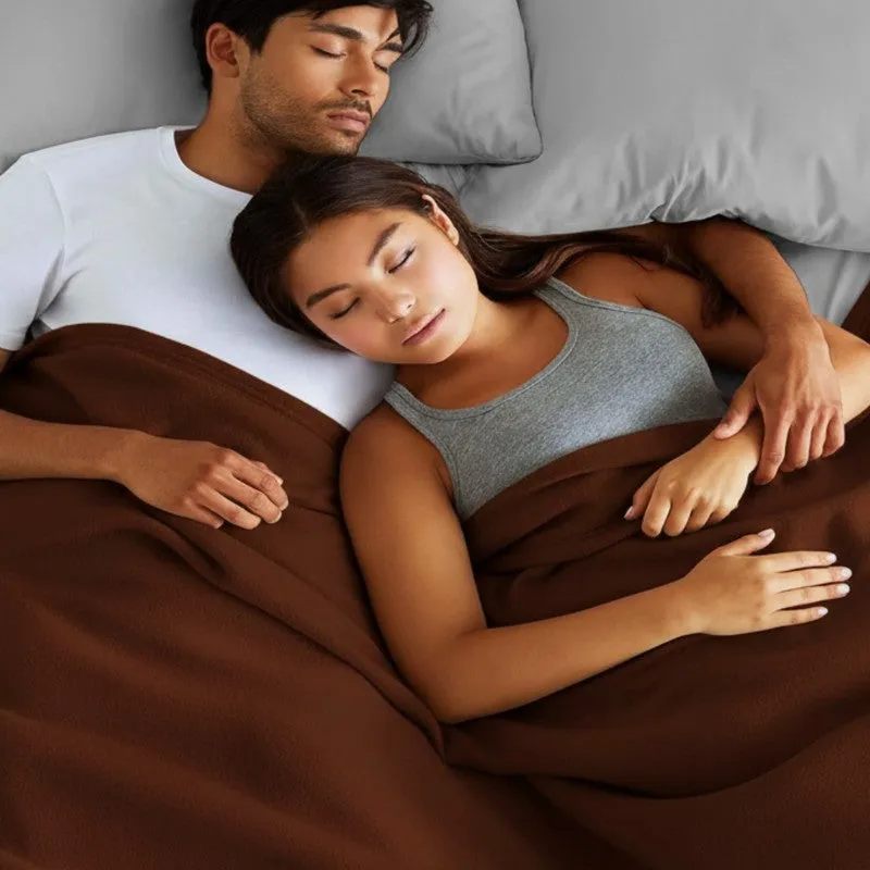 Soft Elite Blanket(Brown) - 220 GSM media 5