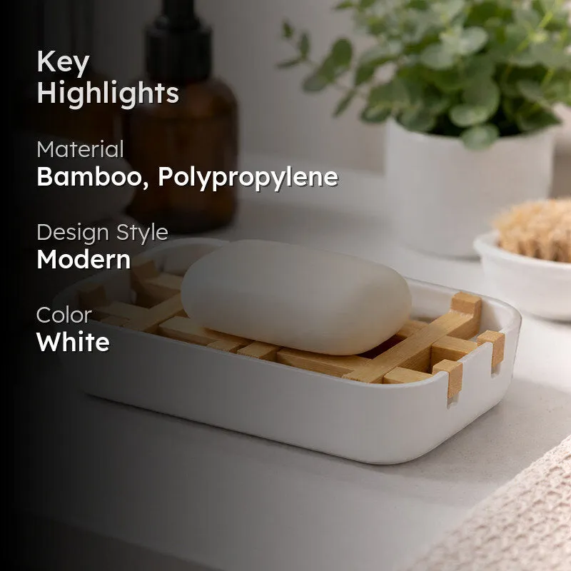 Soapora Soap Dish - White media 2