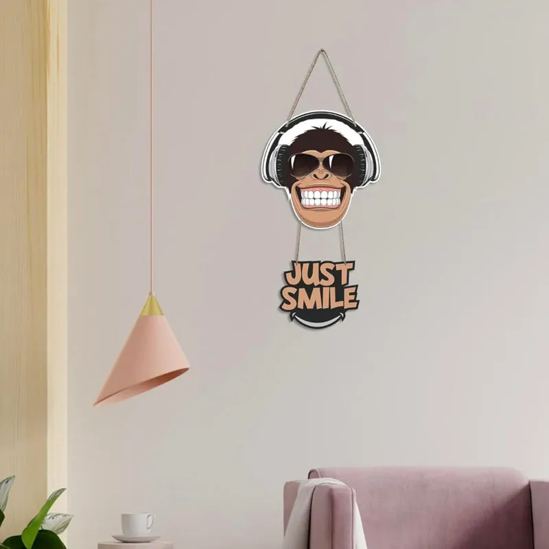 Just Smile Polyester & MDF Wall Hanging media 1