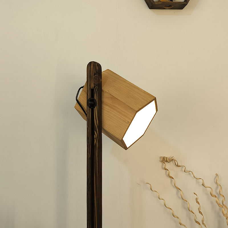 Vlanie Wooden Floor Lamp media 4