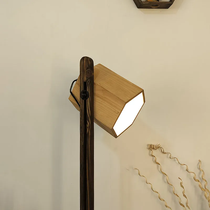 Vlanie Wooden Floor Lamp media 4