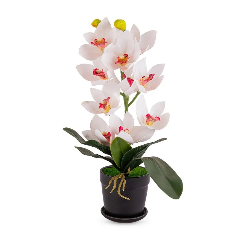 AarviDecor Snow Petal Silk Artificial Plants media 3