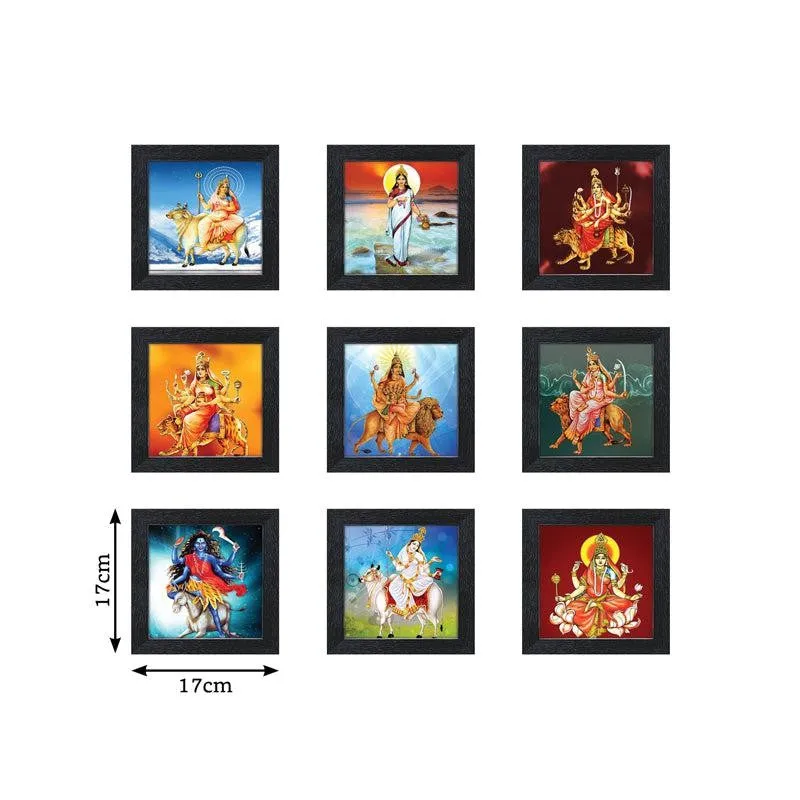 Mata Durga Bhakti Wall Art - Set Of Nine media 6
