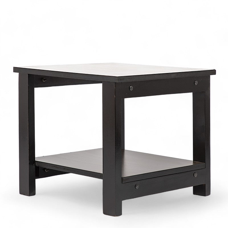 Yexon Sheesham Wooden Center Table - Black media 4