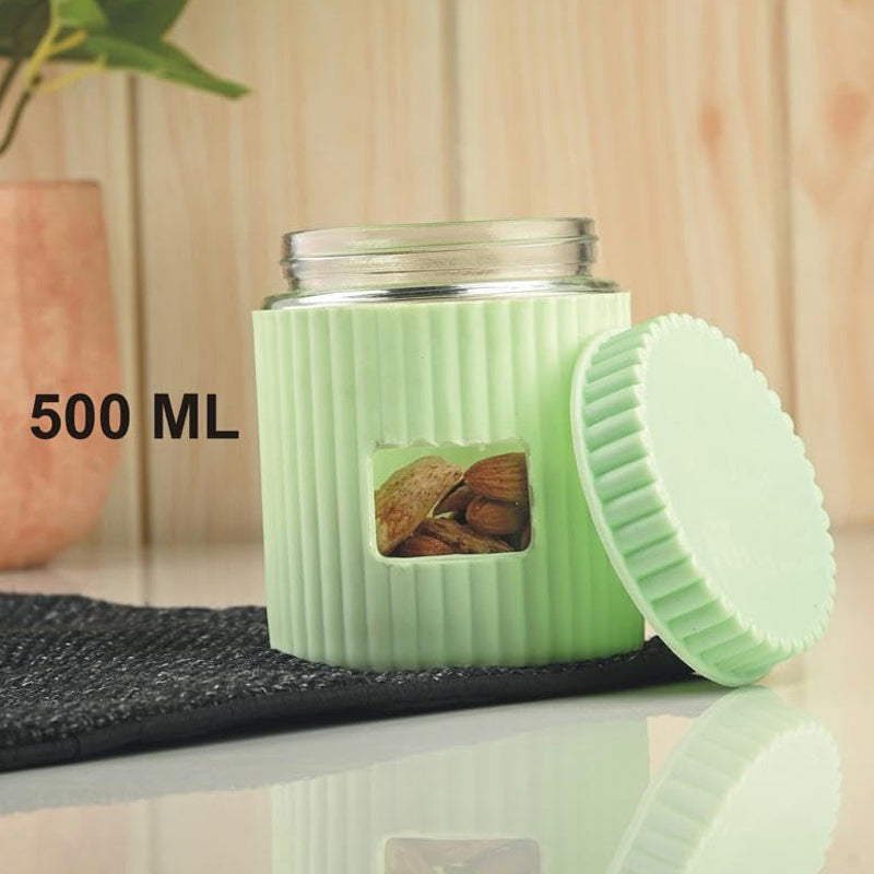 Nutty Safe Airtight Jar (Green) - 500 mL media 4