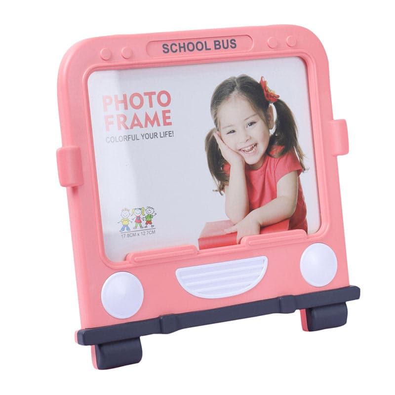 Ride To School Photo Frame - Pink media 4