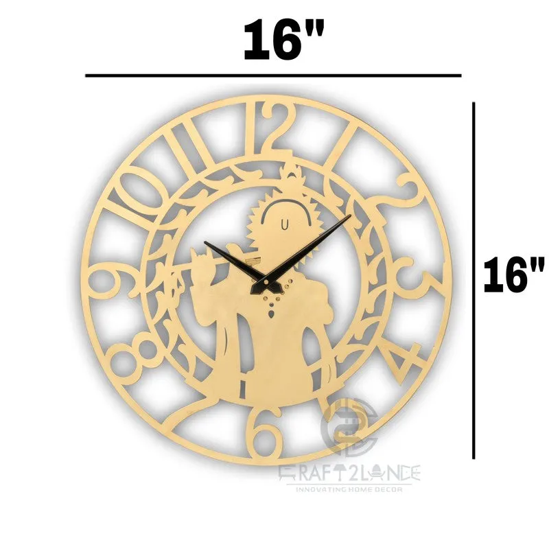 Signal Silent Wall Clock - Gold media 8