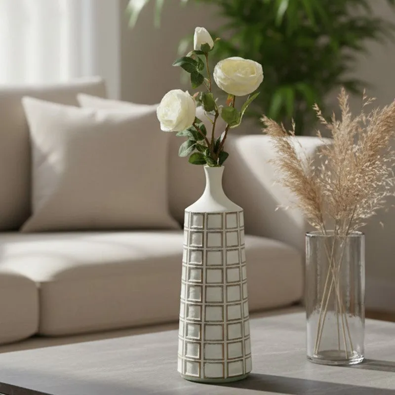 Stylish Artificial Peony Flower Bunches - White media 1
