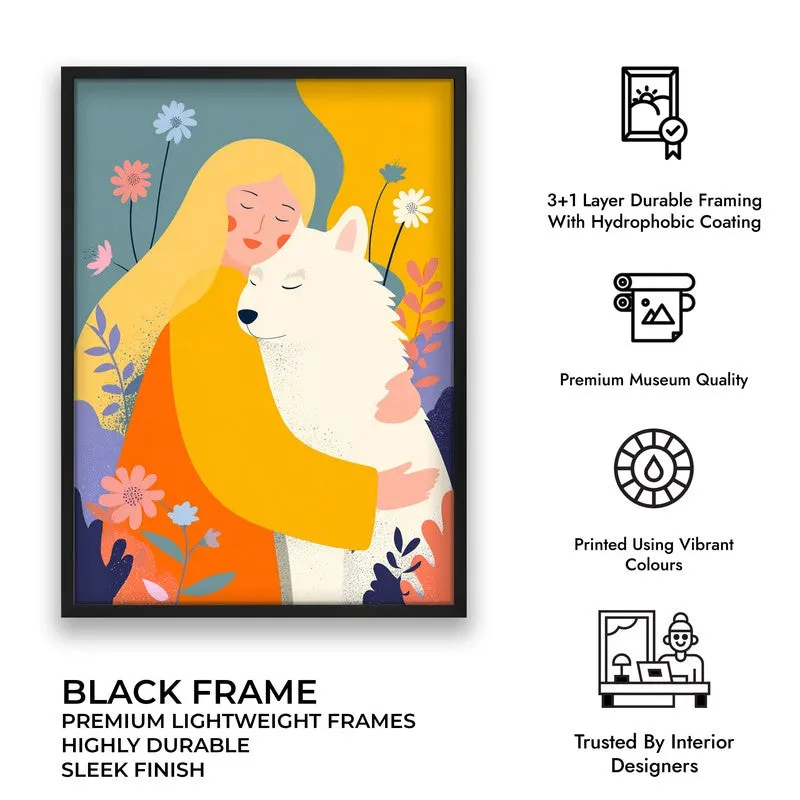 Aurelle Canvas Wall Painting With Black Frame media 8