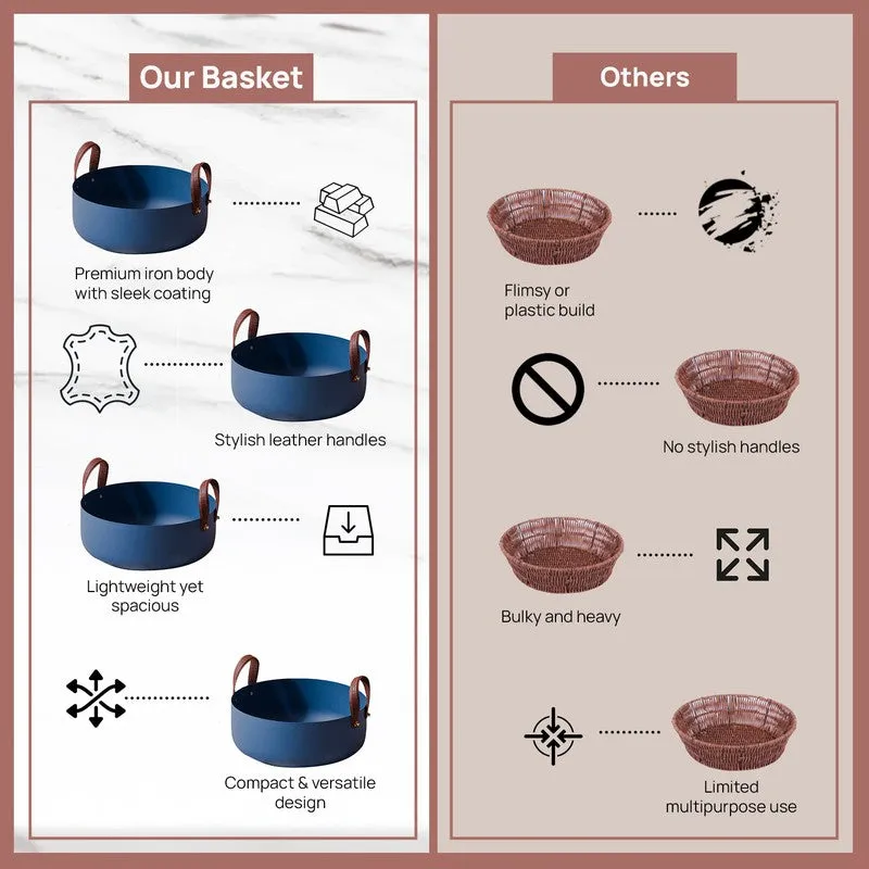 Debro (Iron, Leather)  Basket media 6