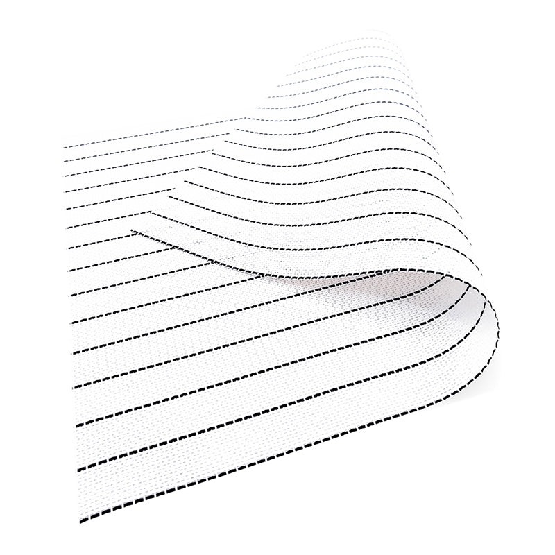 Lyrique PVC Table Mat (White) - Set Of six media 5