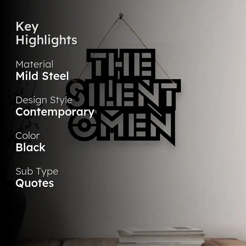 The Silent Omen Mild Steel Wall Accent media 2