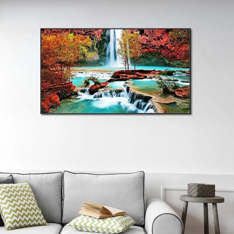 Tranquil Forest Canvas Wall Painting With Frame media 3