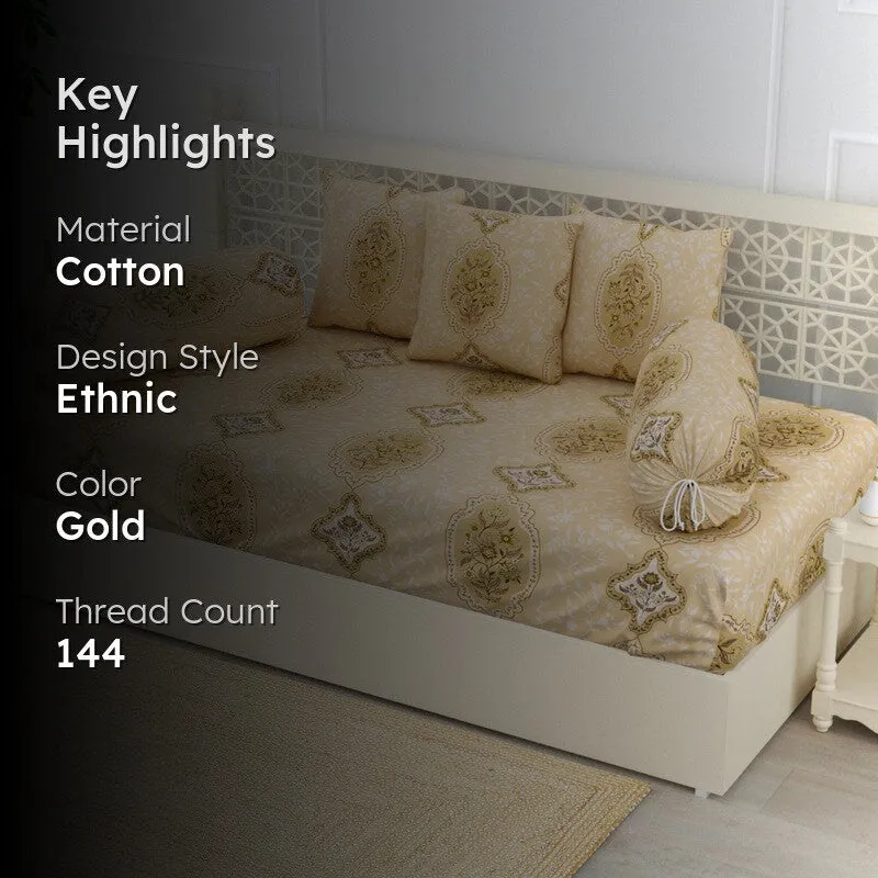 Avaria Ethnic Cotton Diwan Set - Six Piece Set media 2