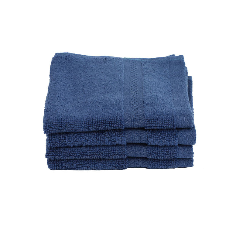 Miorah Face Towel (Blue) - Set Of Four media 5