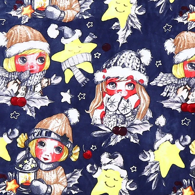 Monte Carlo Whimsical Wonderland Kids Blanket (Blue)- 500 GSM media 4