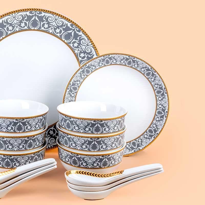 Victorian Grey Dinner Set - 33 Piece Set image 3
