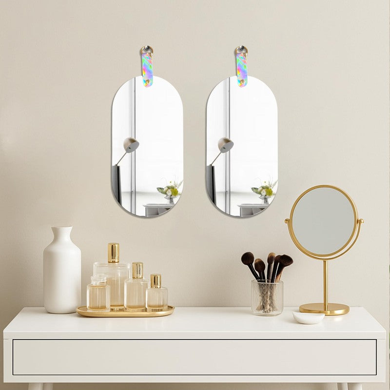 Pure Reflection Frameless Wall Mirror - Set Of Two media 7