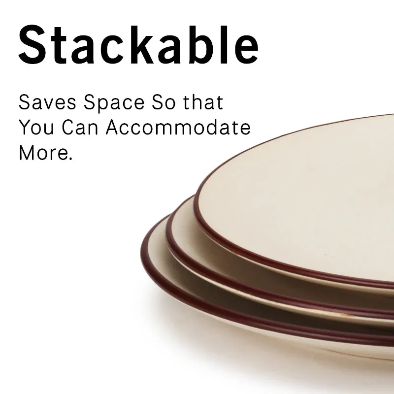 Riddo Quarter Plate (Beige) - Set Of Four media 8