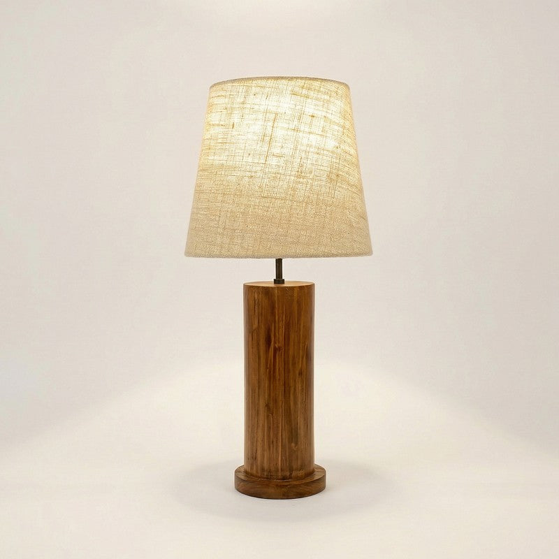 Imago Jute Table Lamp - Brown,White media 4