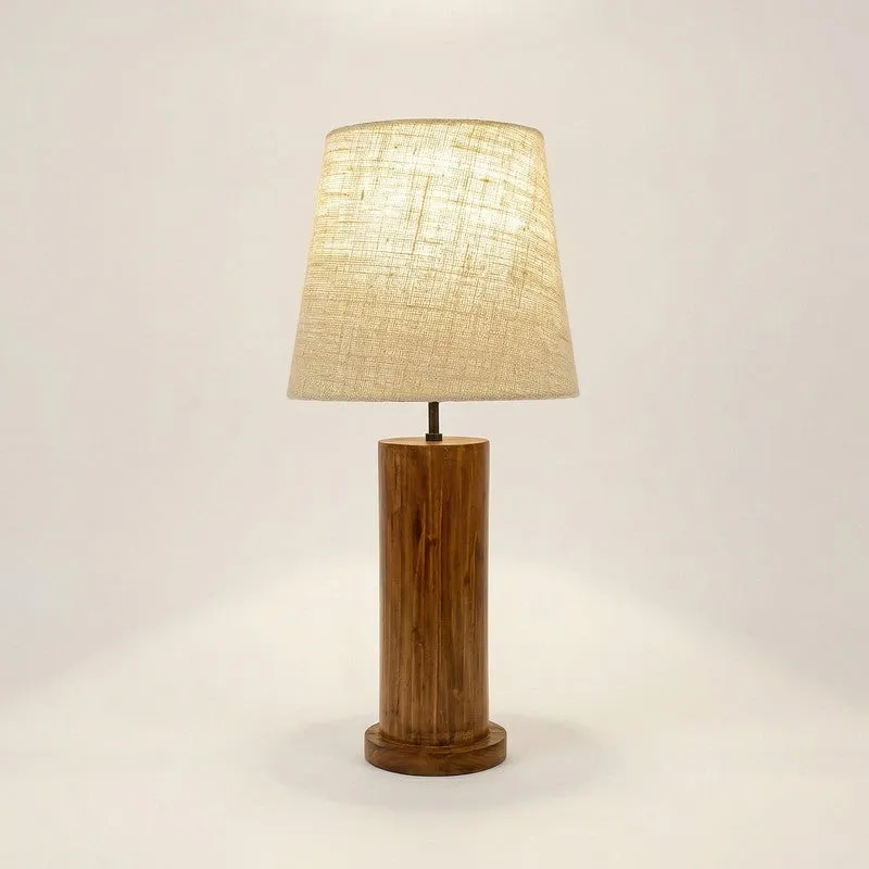 Imago Jute Table Lamp - Brown,White media 4