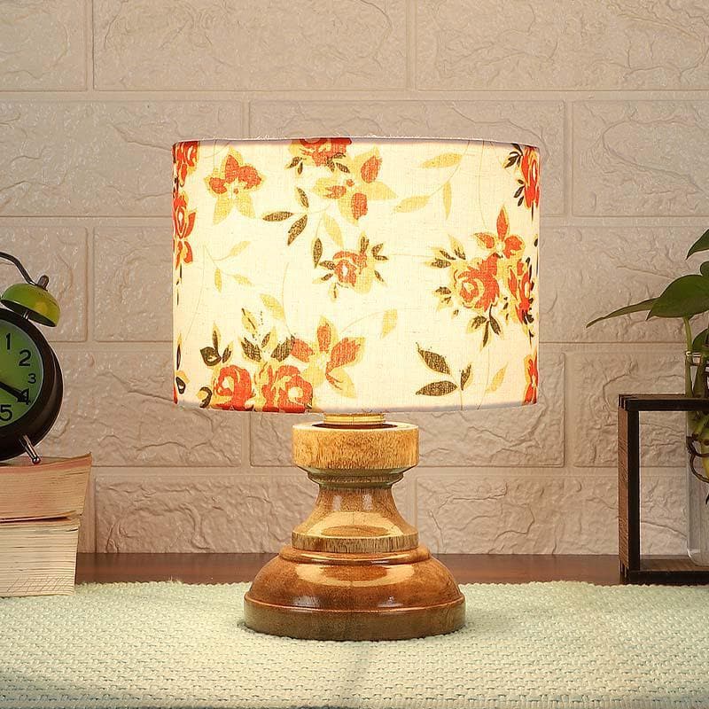 Pansy Fabric Table Lamp - Multicolor