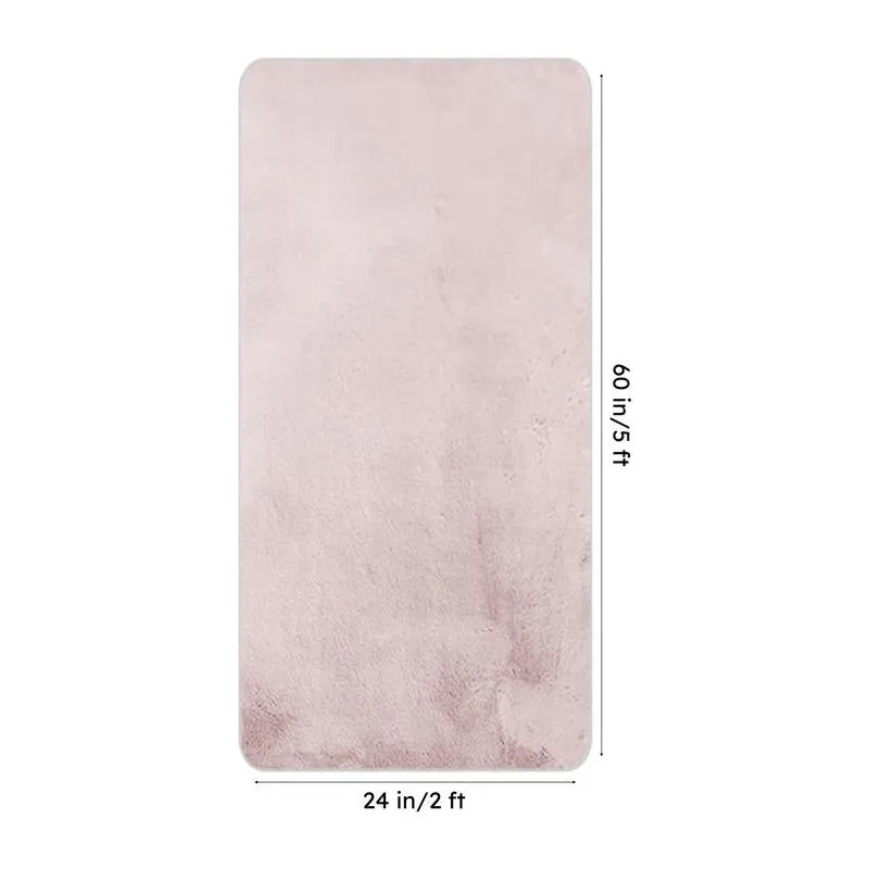 Ruffle Luxe Runner Rug - Nude media 8